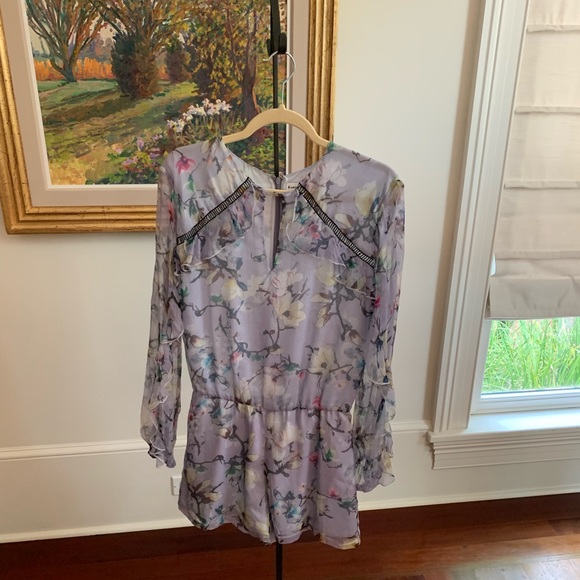 Karina Grimaldi Pants - Floral Lavender Karina Grimaldi Romper